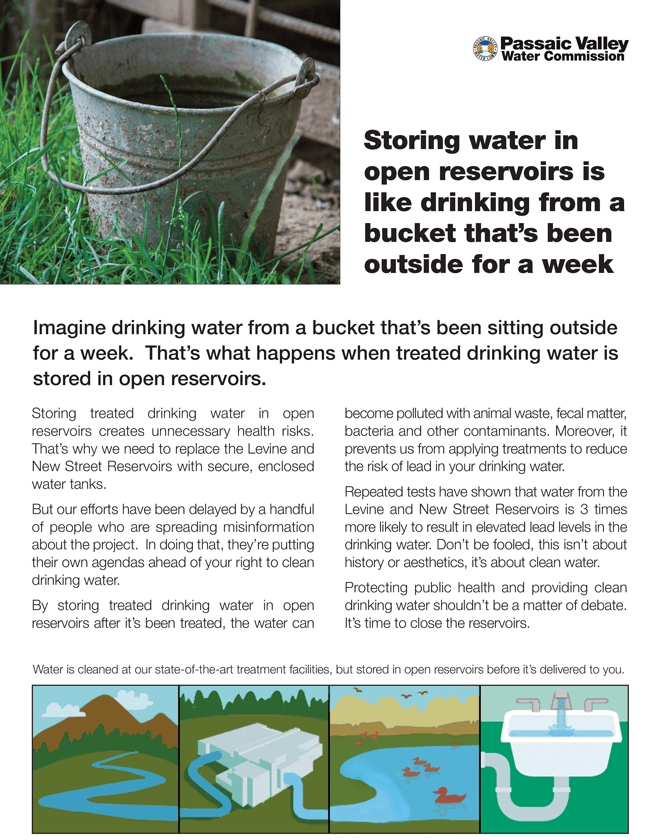 Storing water infographic