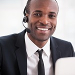 Guy with suit and headset